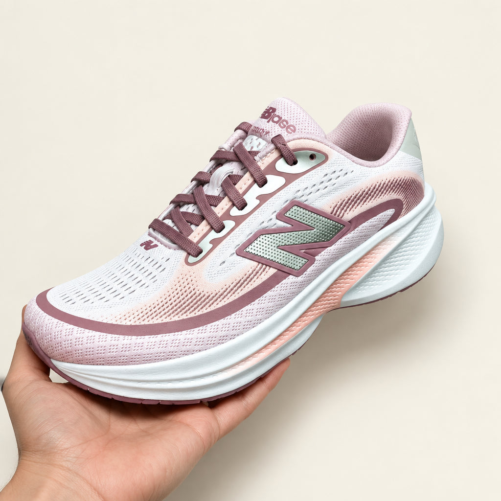 New Balance Ellipse Running Shoe White/Pink/Mauve Size 8L