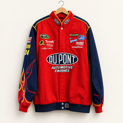 Chase Authentics Driver's Line Du Pont NASCAR Jacket Red/Blue/White/Multi Men’s Size 3XL