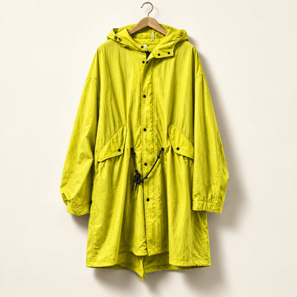 Jerome Lamaar Midi Rain Coat Yellow Men’s Size XL