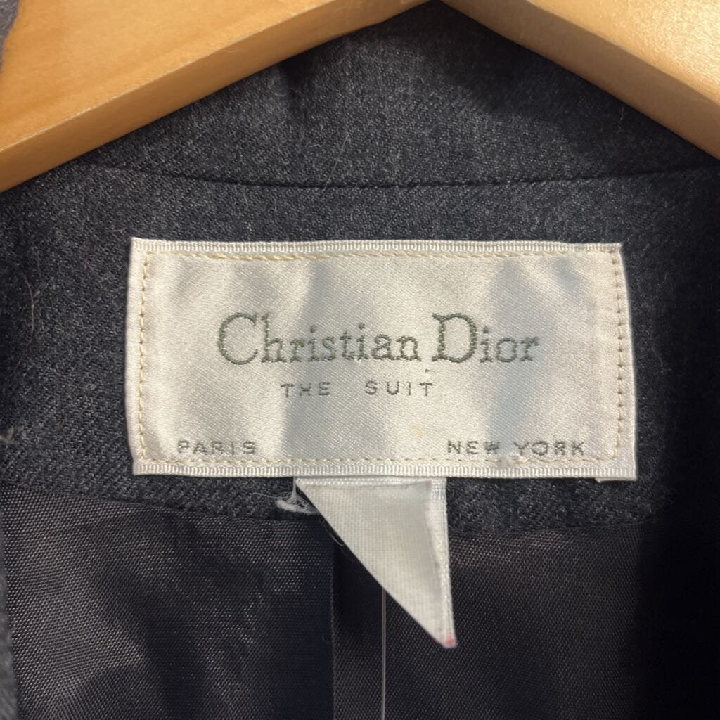 Christian Dior Suit Dark Grey Ladies Size L/XL