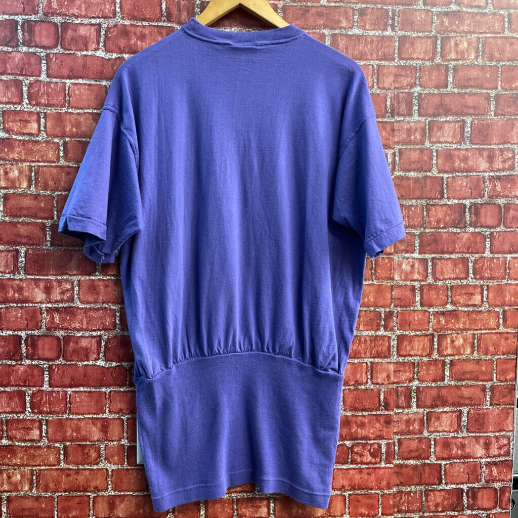 Amilano Fitted T-Shirt Purple Size L