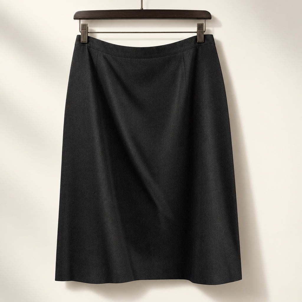Savion Vintage Midi Skirt Pencil Black Ladies Size 20W