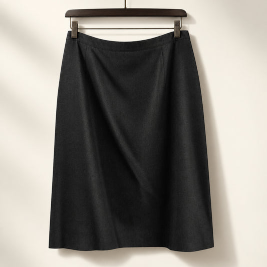 Savion Vintage Midi Skirt Pencil Black Ladies Size 20W