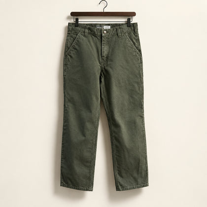 Carhartt Relaxed Fit Duck Canvas Work Pants Olive Ladies Size 32