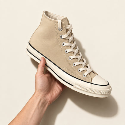 Converse Chuck Taylor High Top Sneaker Beige Size 8.5M