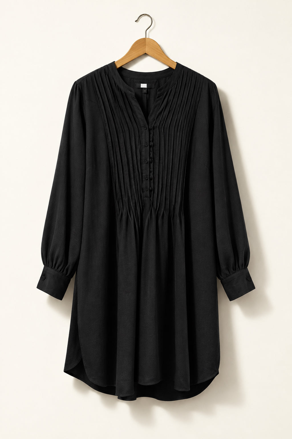 Vince Camuto Mini Dress/Tunic Pleats Black Ladies Size 2X