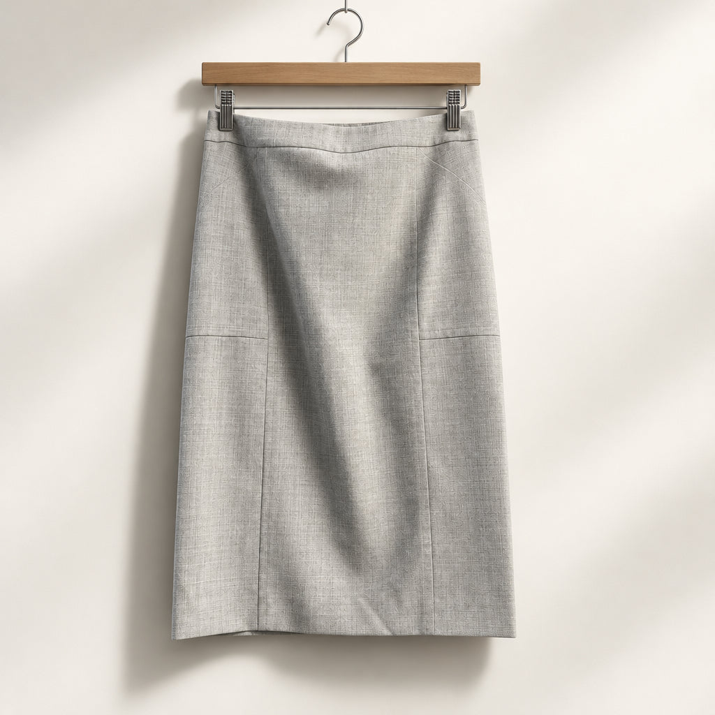 Body by Victoria Pencil Skirt Heather Grey Ladies Size 2