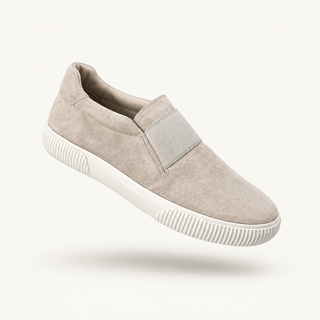 Vince. Slip On Shoe Suede Taupe Size 10L *HAS BOX*