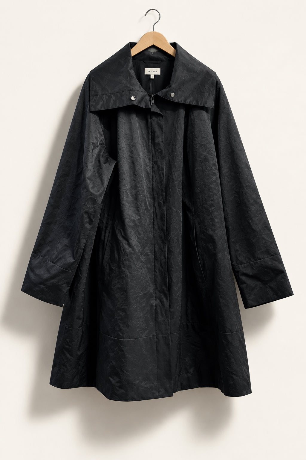Eileen Fisher Black Trench Coat Ladies Size 3XL