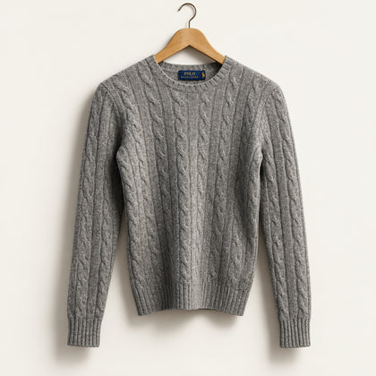 Polo Ralph Lauren Cashmere Cable Knit Sweater Ladies Size S