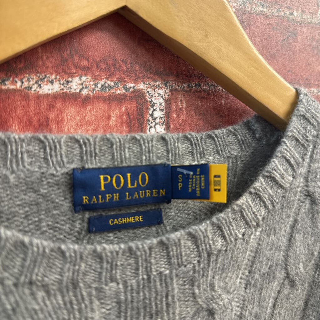 Polo Ralph Lauren Cashmere Cable Knit Sweater Ladies Size S