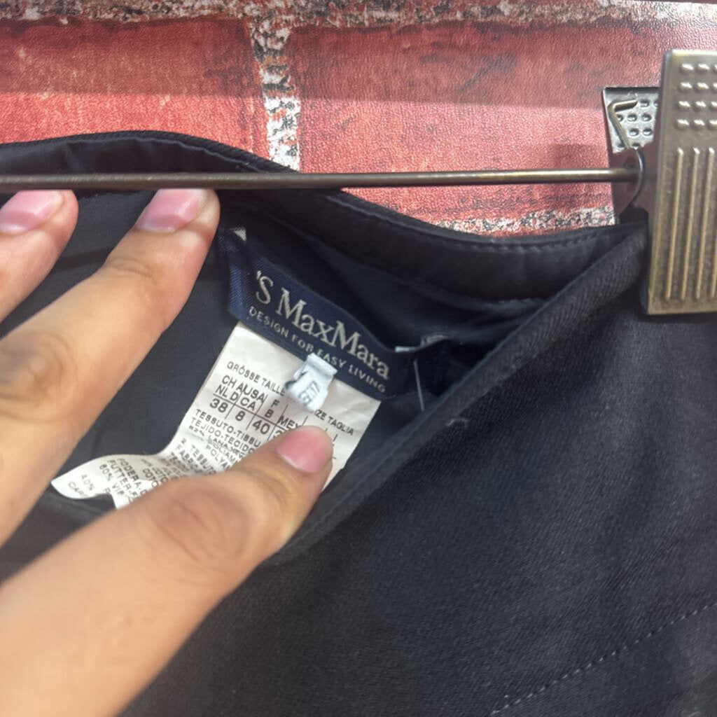 'S Max Mara Pencil Skirt Black Size 8