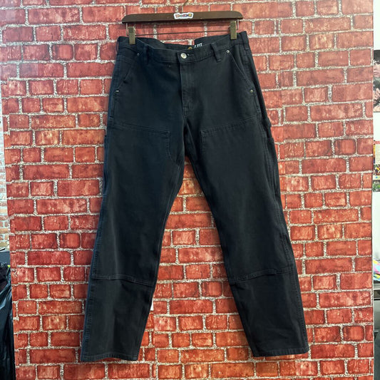 Carhartt Straight Leg Utility Pants Black Size 12