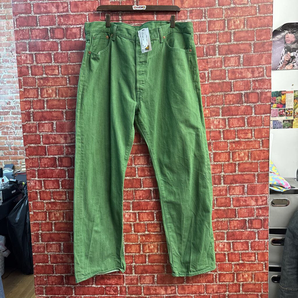 Levis 501 Jeans Green Men’s Size 42x32