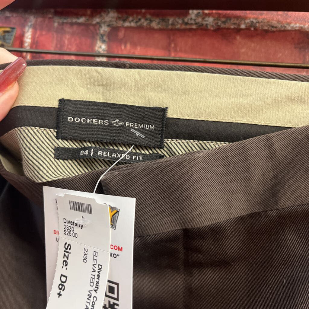 Dockers Dress Pants Chocolate Brown Size D4