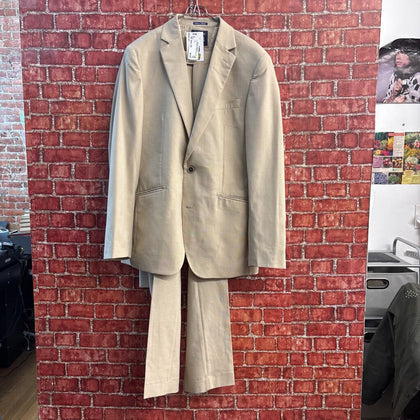 The Savile Row Suit Set Blazer And Dress Pants Beige Size 32