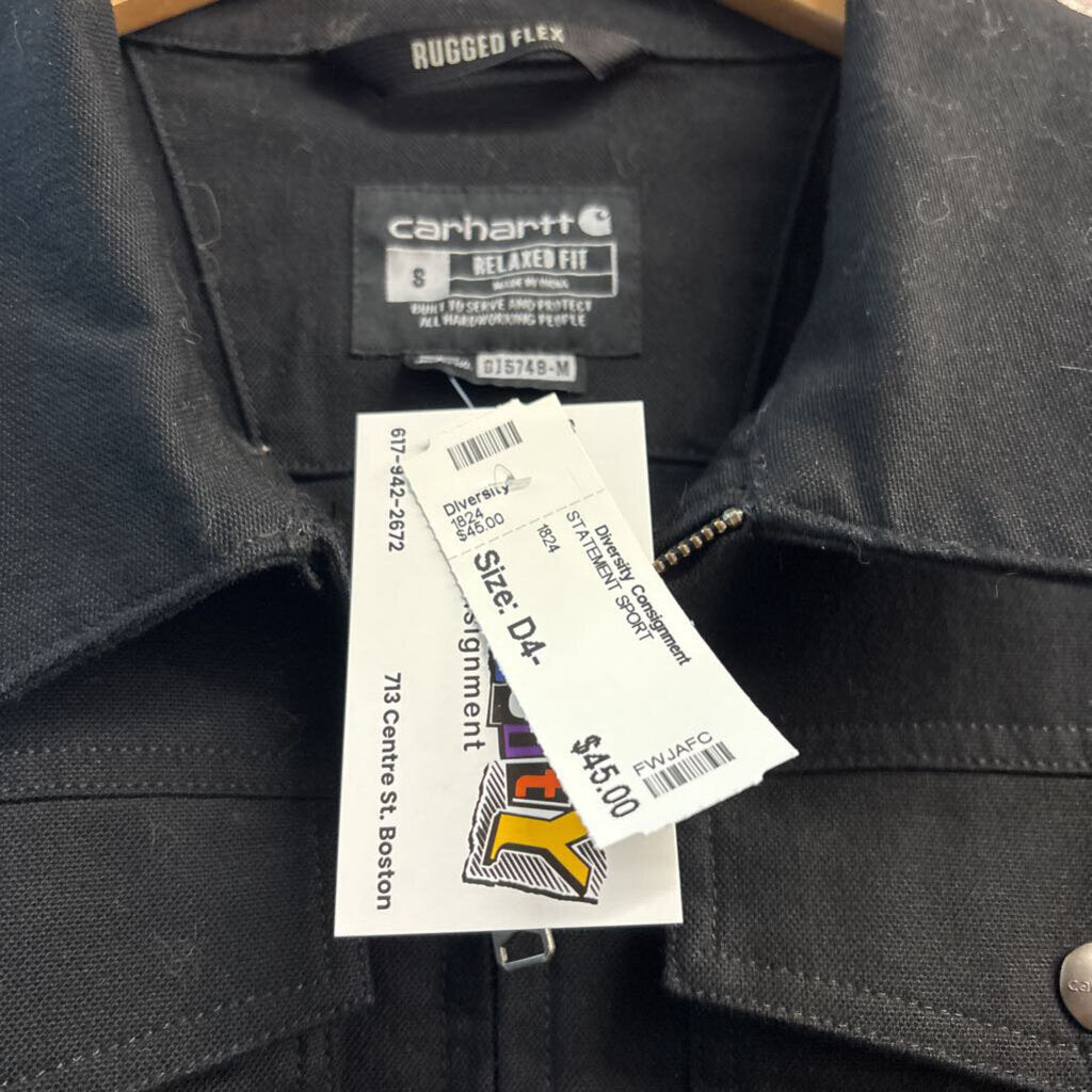 Carhartt Jacket Denim Black Size S