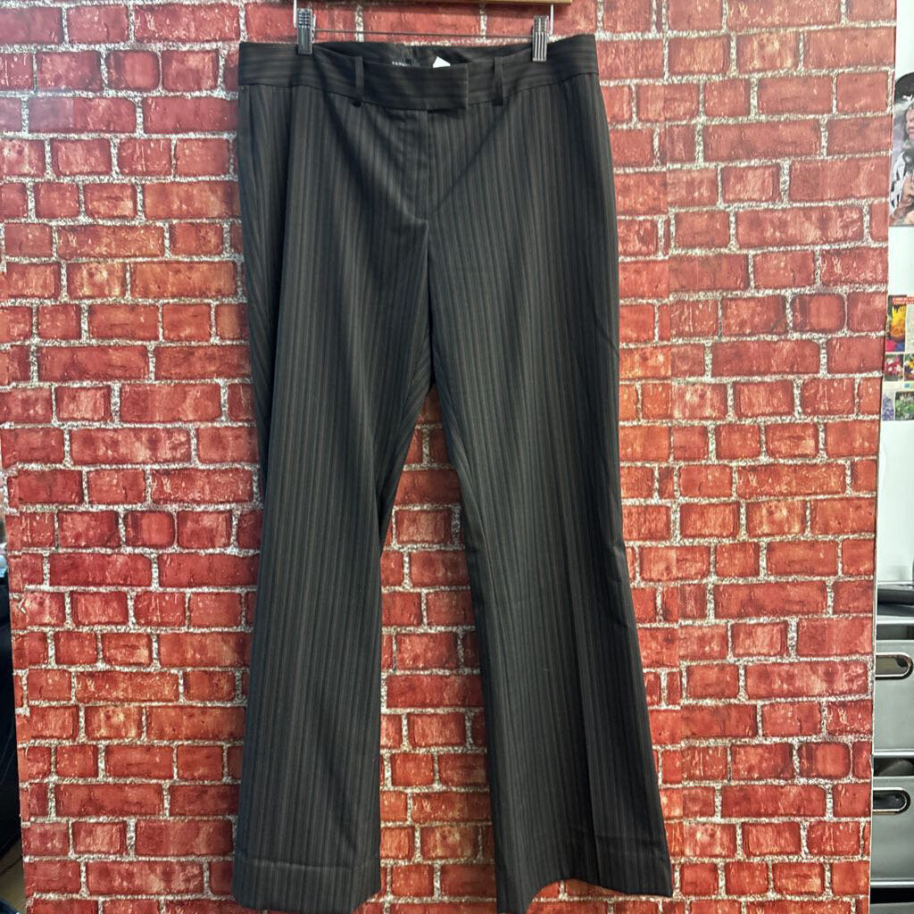 Tahari Y2K Trousers Stripes Brown/Pink Size 12