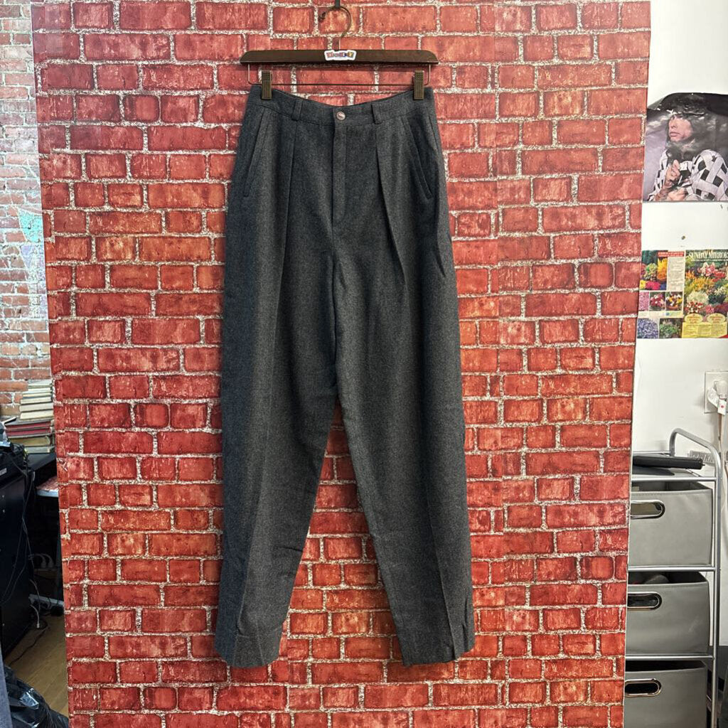 Finity Vintage Wool Trousers Grey Size 10