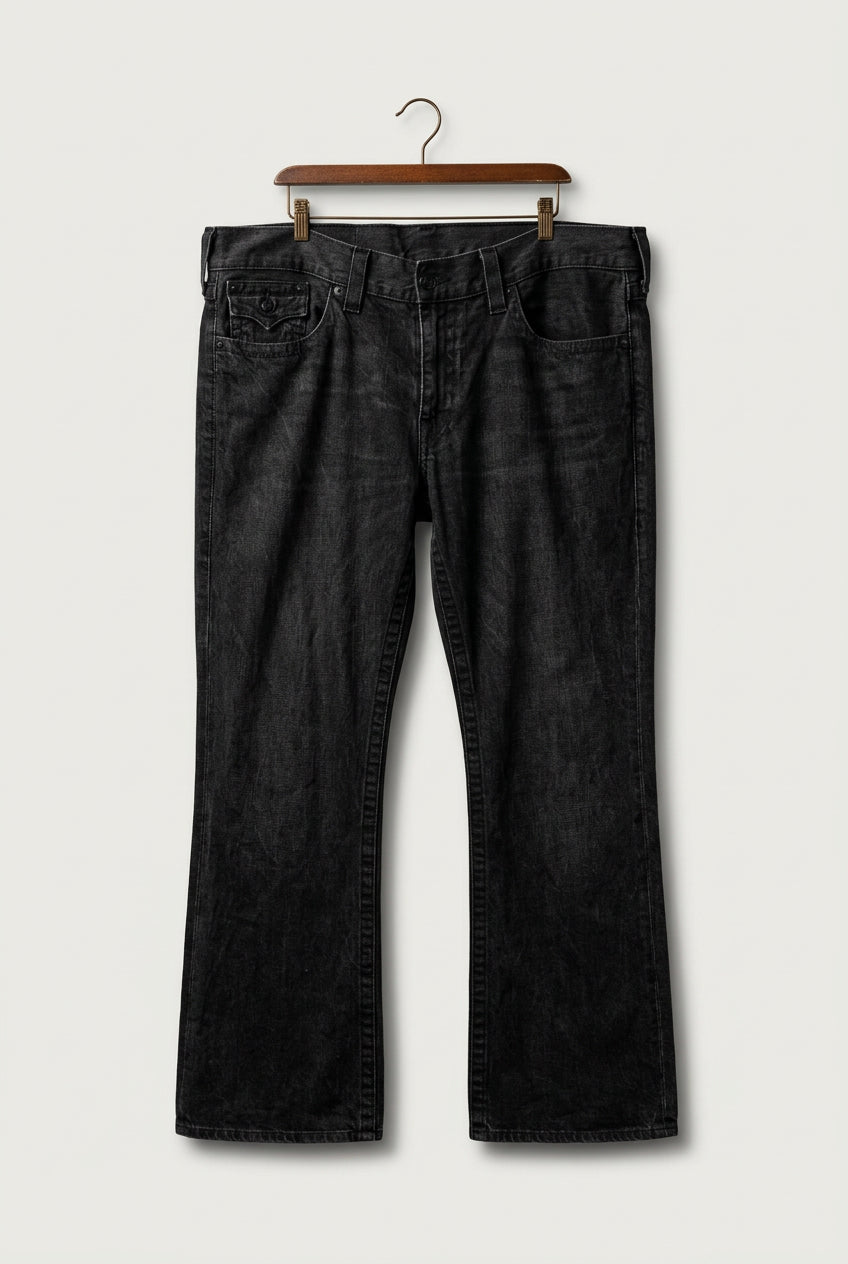 True Religion Y2K Jeans Boot Cut Grey Men’s Size 42