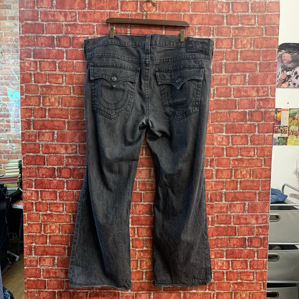 True Religion Y2K Jeans Boot Cut Grey Men’s Size 42