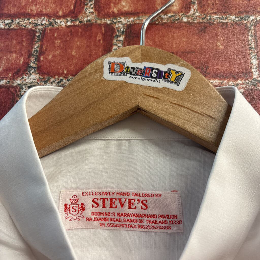 Steve's Vintage Button Down White Men’s Size XL