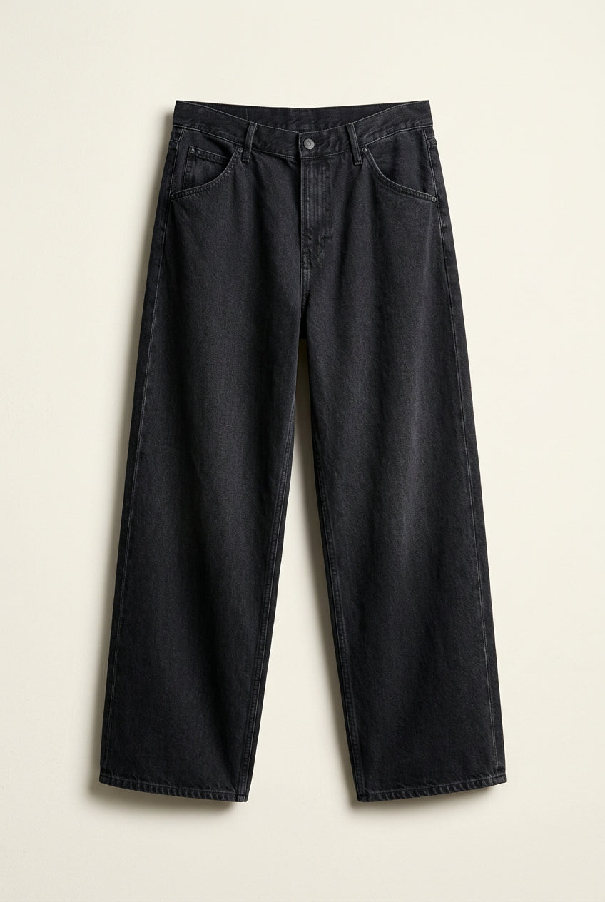 Uniqlo Jeans Wide Leg Dark Grey Men’s Size 32