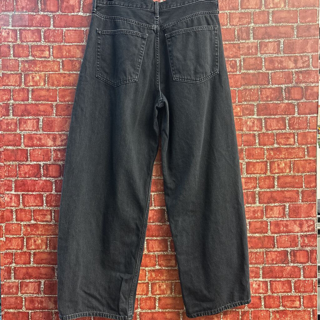 Uniqlo Jeans Wide Leg Dark Grey Men’s Size 32