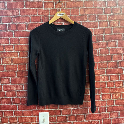 Banana Republic Sweater Merino Wool Blend Black Size M