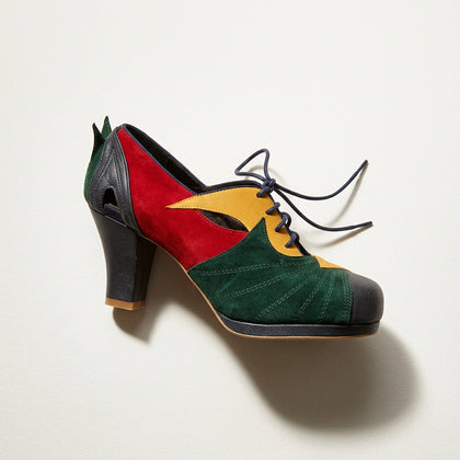 Miss L-Fire Mary Jane Heels Multi Color Size 39 (8.5L)