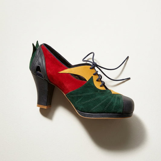 Miss L-Fire Mary Jane Heels Multi Color Size 39 (8.5L)