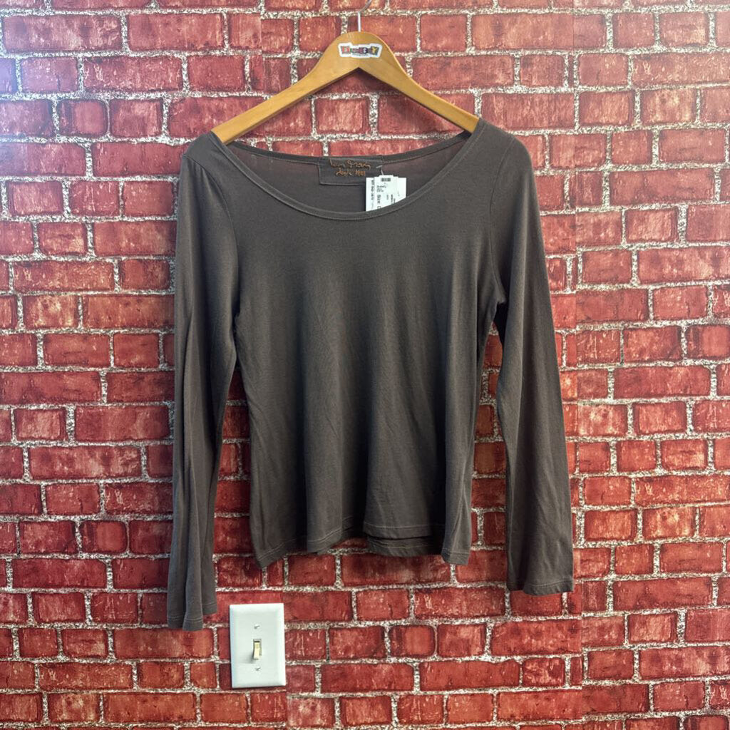 Ian Mosh Grey LS Top Size M