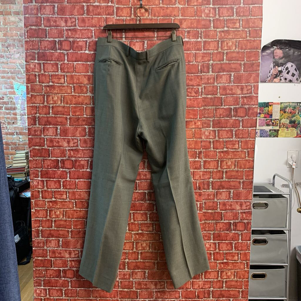 Chaps Suit Double Breasted 3 Button Sage Men’s Size 44R