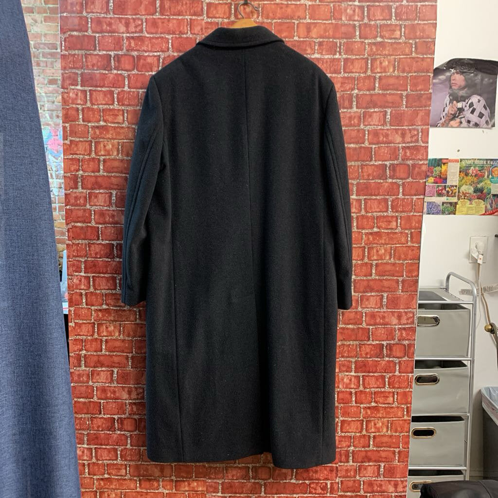 Utex Overcoat Wool Blend Grey Men’s Size 44