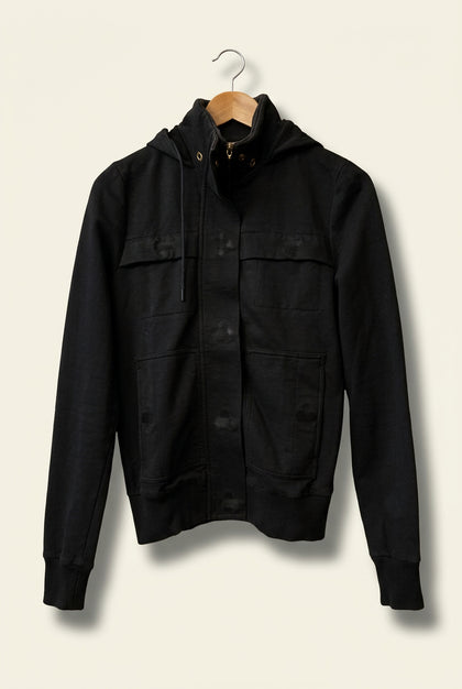 L.A.M.B. Y2K Zip Hoodie Black AS-IS (missing zipper pull) Ladies Size S