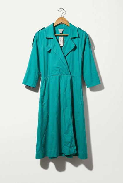 Impromptu Blue Midi Dress LS Ladies Size 10