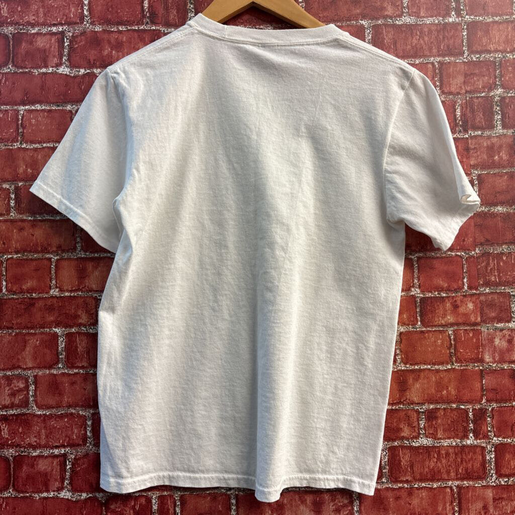 Vintage DARE T-shirt Danvers Police 1983 White/Red/Blue/Yellow Men’s Size S