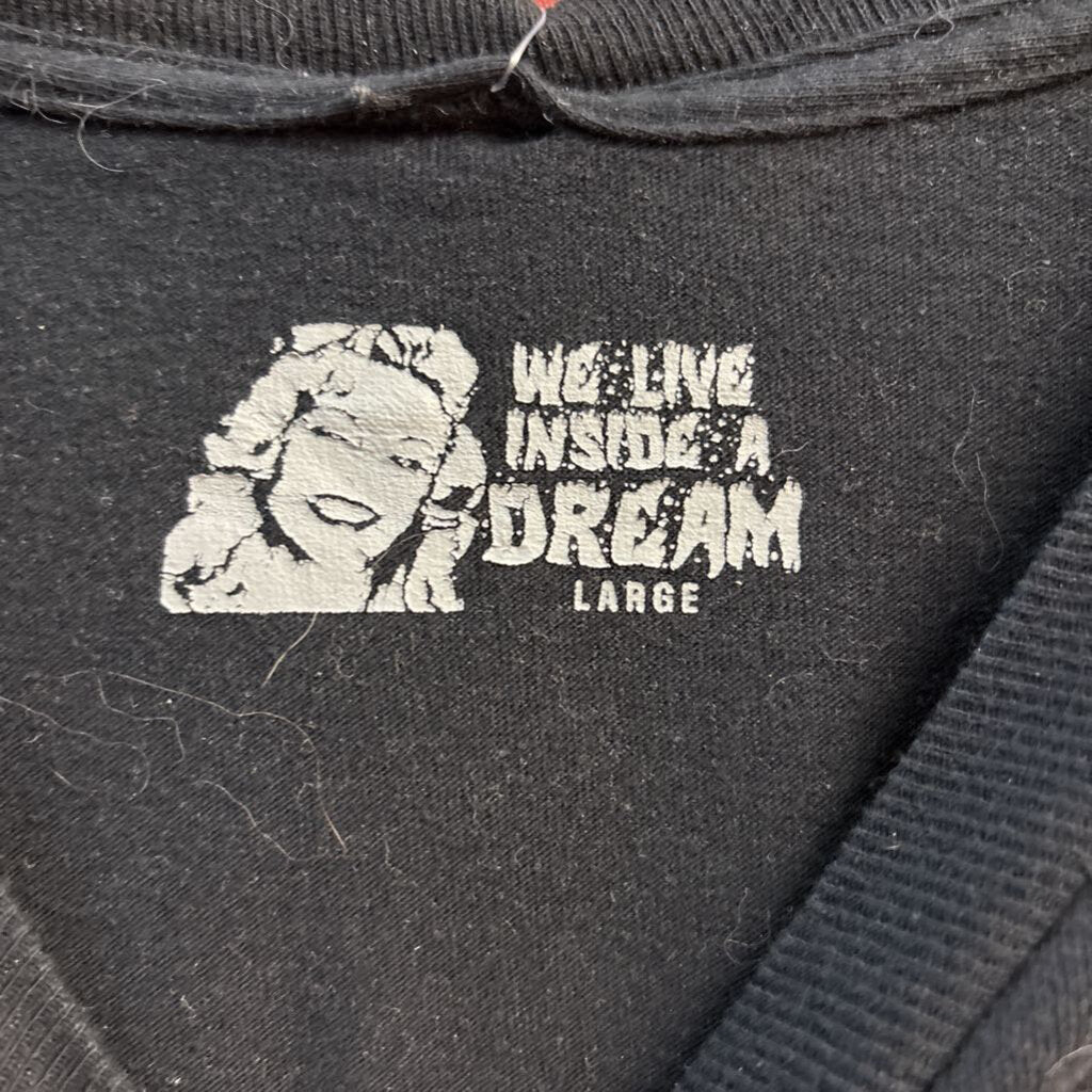 Double Wonderful Screen-Printed "Twin Peaks" Graphic T-Shirt Black Multi Color Men’s Size L