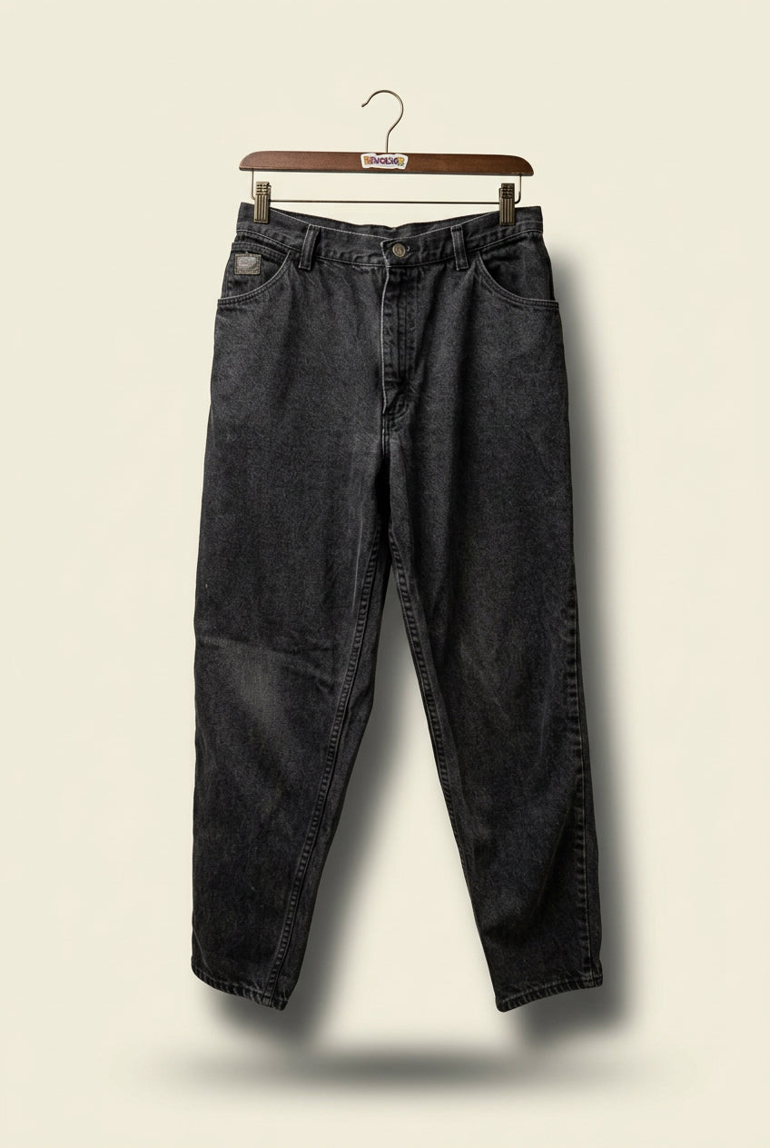 Vintage Wrangler Relaxed-Fit Denim Black Men’s Size 30