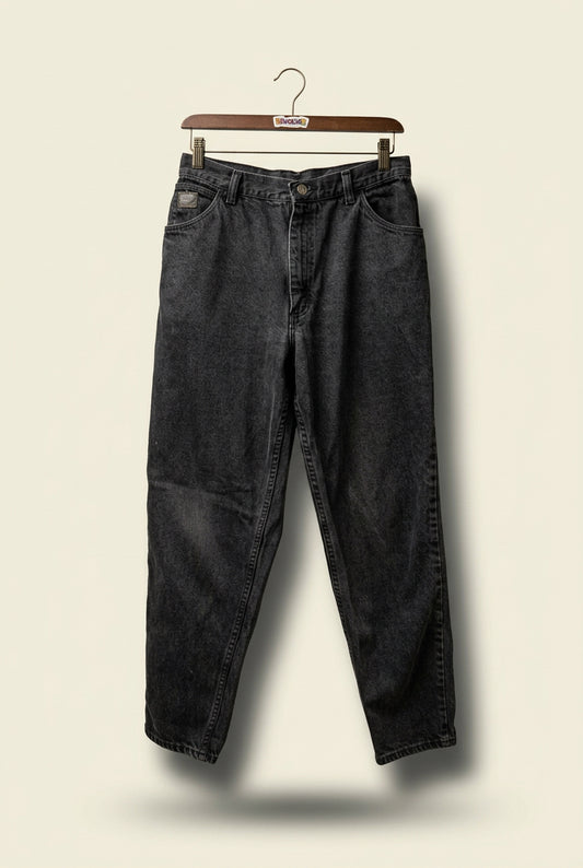Vintage Wrangler Relaxed-Fit Denim Black Men’s Size 30