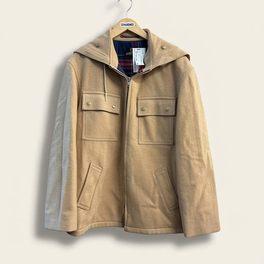 Zero King Vintage Hooded Wool Coat Men’s Size 44