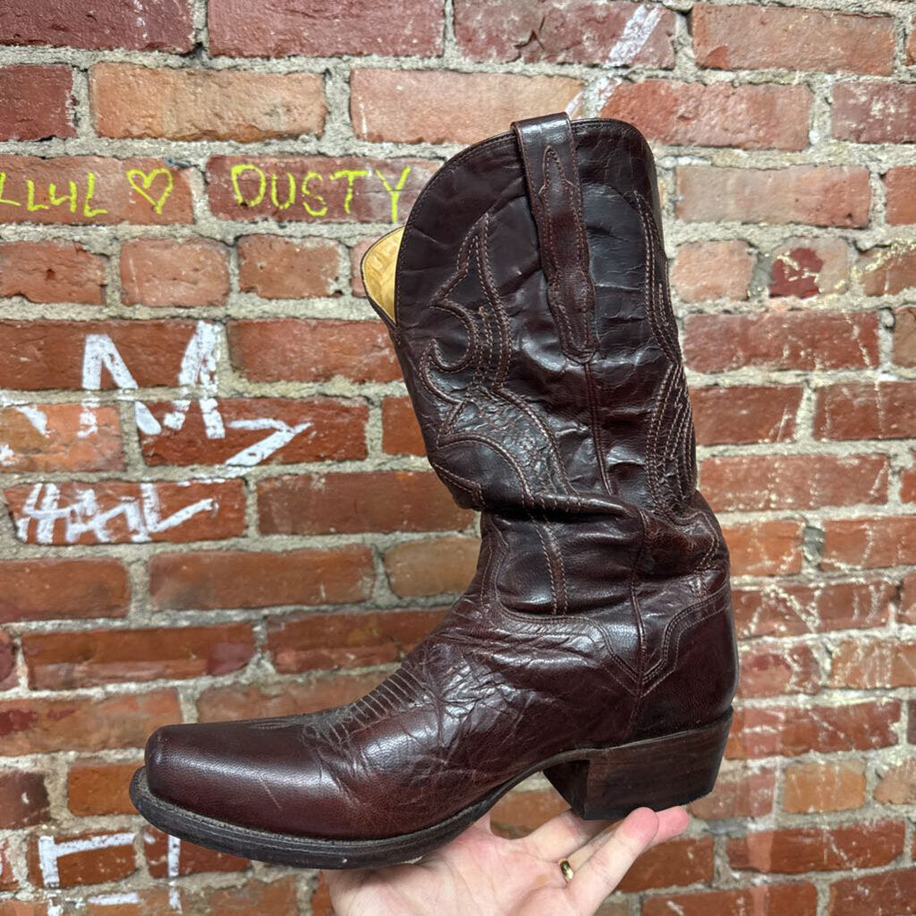 The El Dorado Handmade Boot Cowboy Boots Brown Size 11M