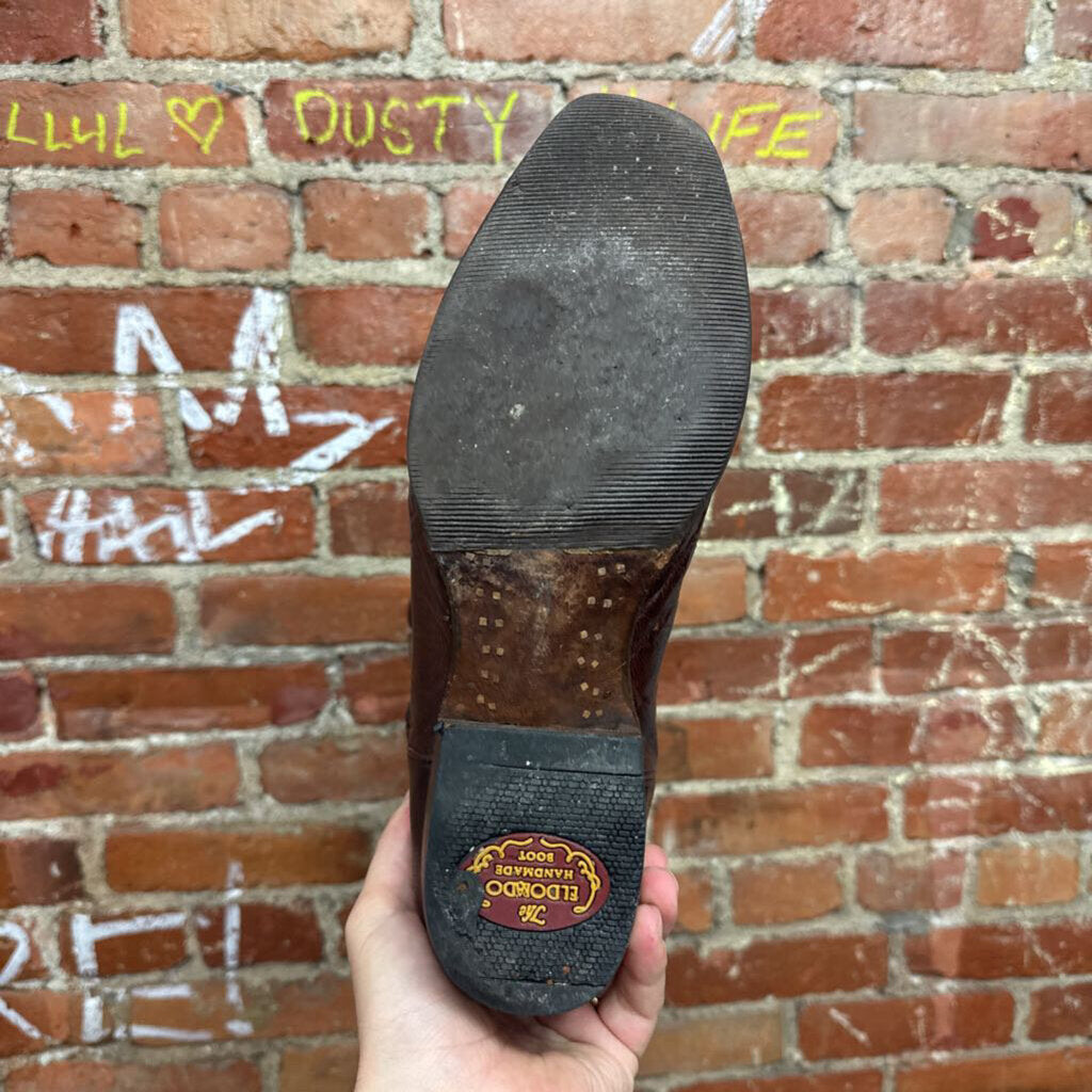 The El Dorado Handmade Boot Cowboy Boots Brown Size 11M