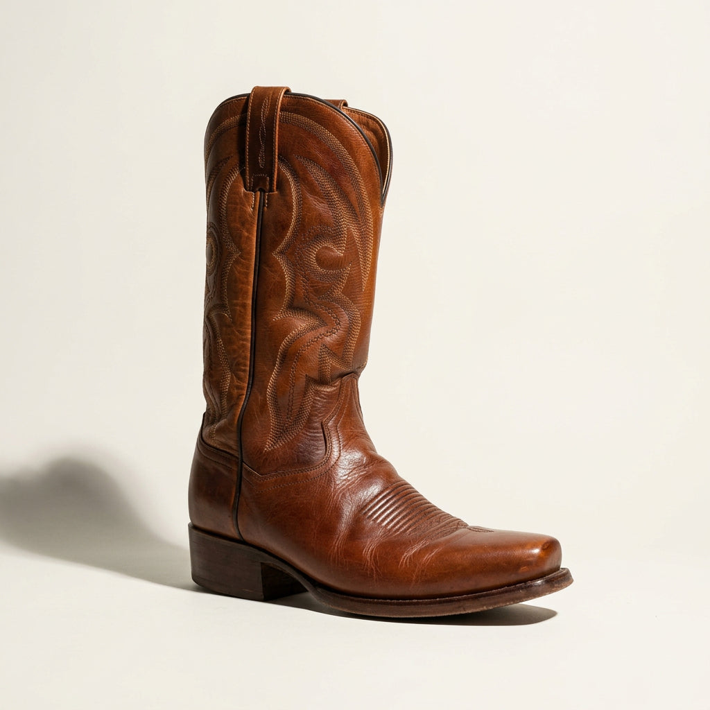 Dan Post Brown Square Toe Cowboy Boots Size 11M