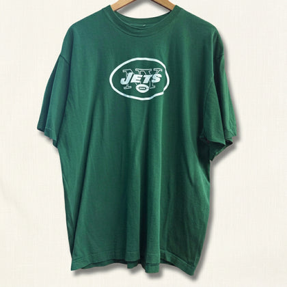 Y2K Reebok NY Jets T-Shirt Green/White Men’s Size XL