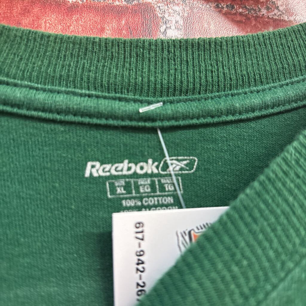 Y2K Reebok NY Jets T-Shirt Green/White Men’s Size XL