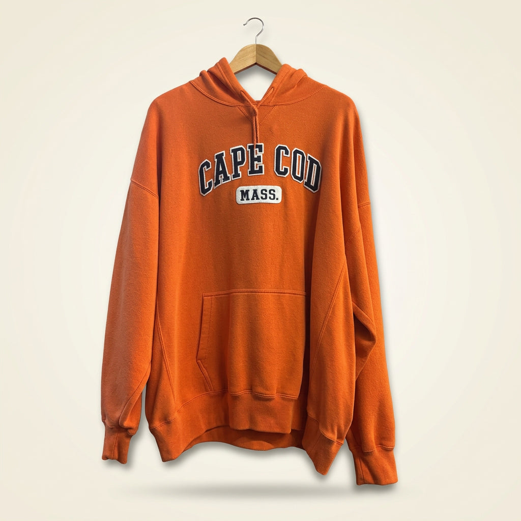 Cuffy's of Cape Cod Sweatshirt Orange/White/Navy Men’s Size XXL