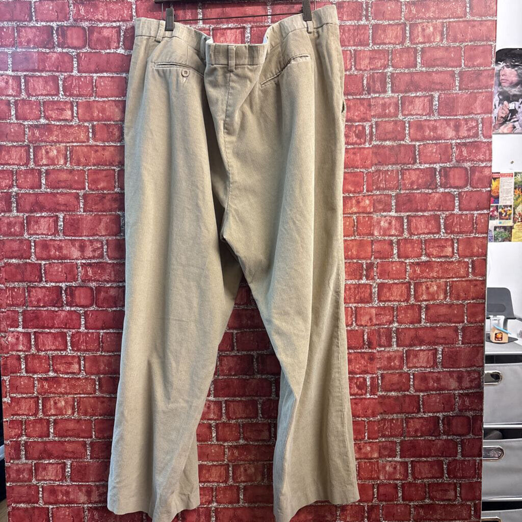 Adjust-A-Band by Haband Wide Corduroy Pants Tan Men’s Size 48