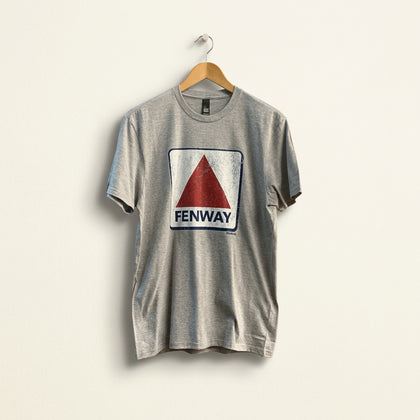 Chowdaheadz Distressed Fenway Tee Shirt Grey/Red/Blue/White Men’s Size M