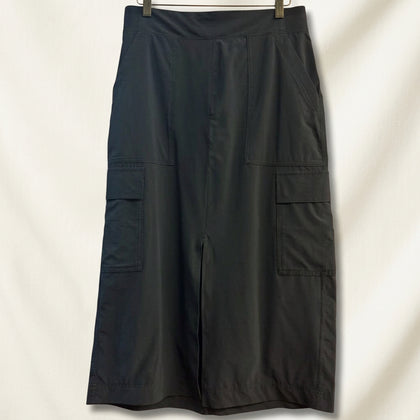 Athleta Utility Cargo Maxi Skirt Black Ladies Size 8